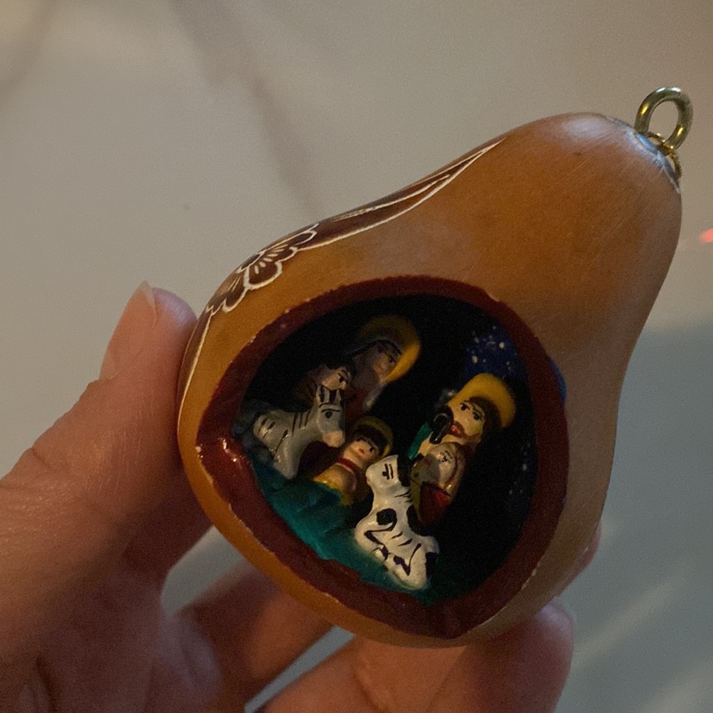 Christmas nativity handmade ornament
